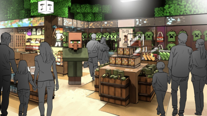 So soll es mal in der Minecraft World aussehen. (Bild: Merlin Entertainments)